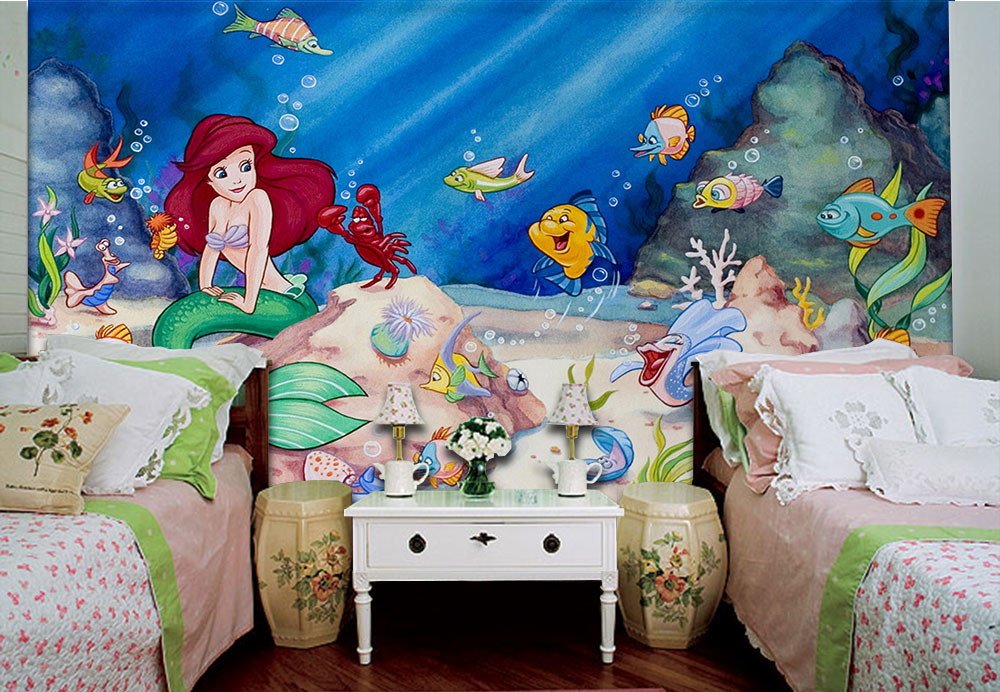 papel-de-parede-3d-infantil-ariel-papel-de-parede-para-quarto-de-menina