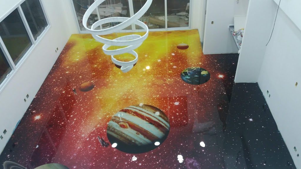 LiquidPiso 3d Desenho Galáxia