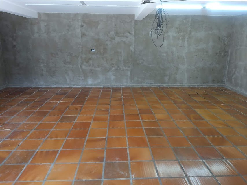 Pintura Epóxi Branco em Garagem