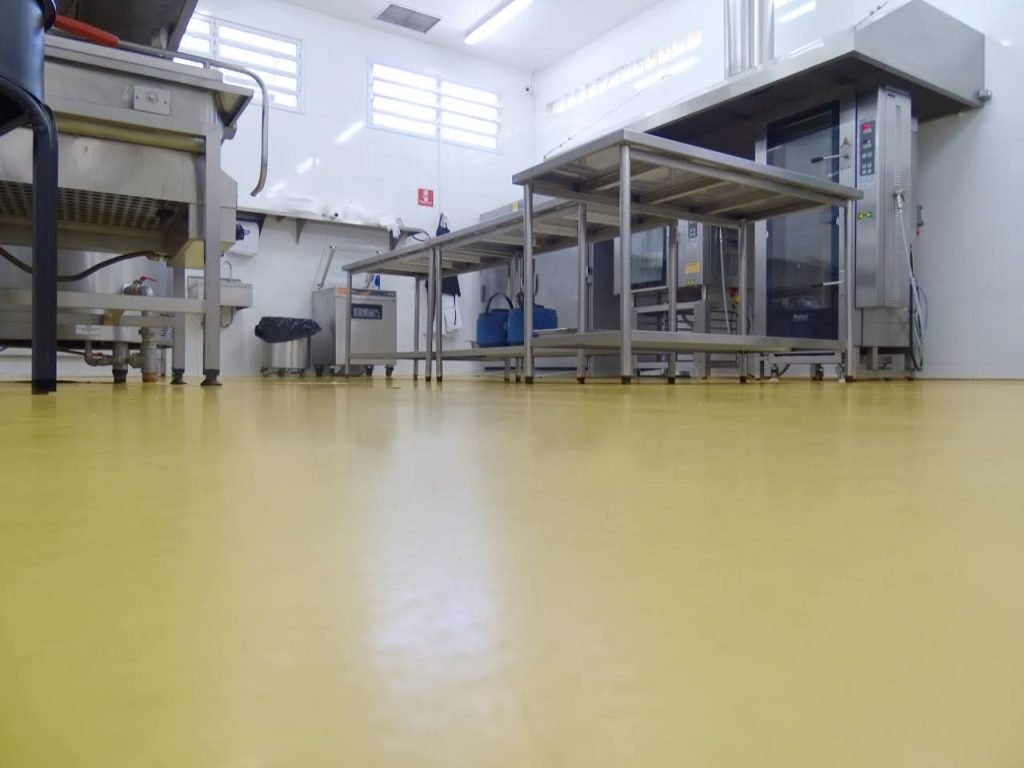 Cozinha Industrial Piso Uretano