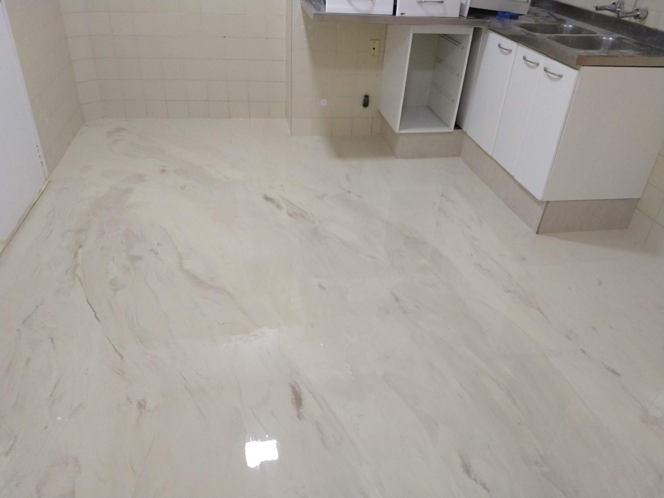 Piso Com Resina Epóxi Diversos Modelos