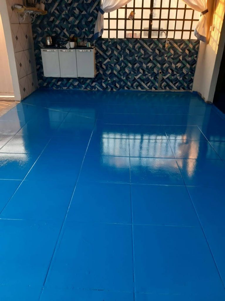 Pintura Epóxi em Piso Cerâmico