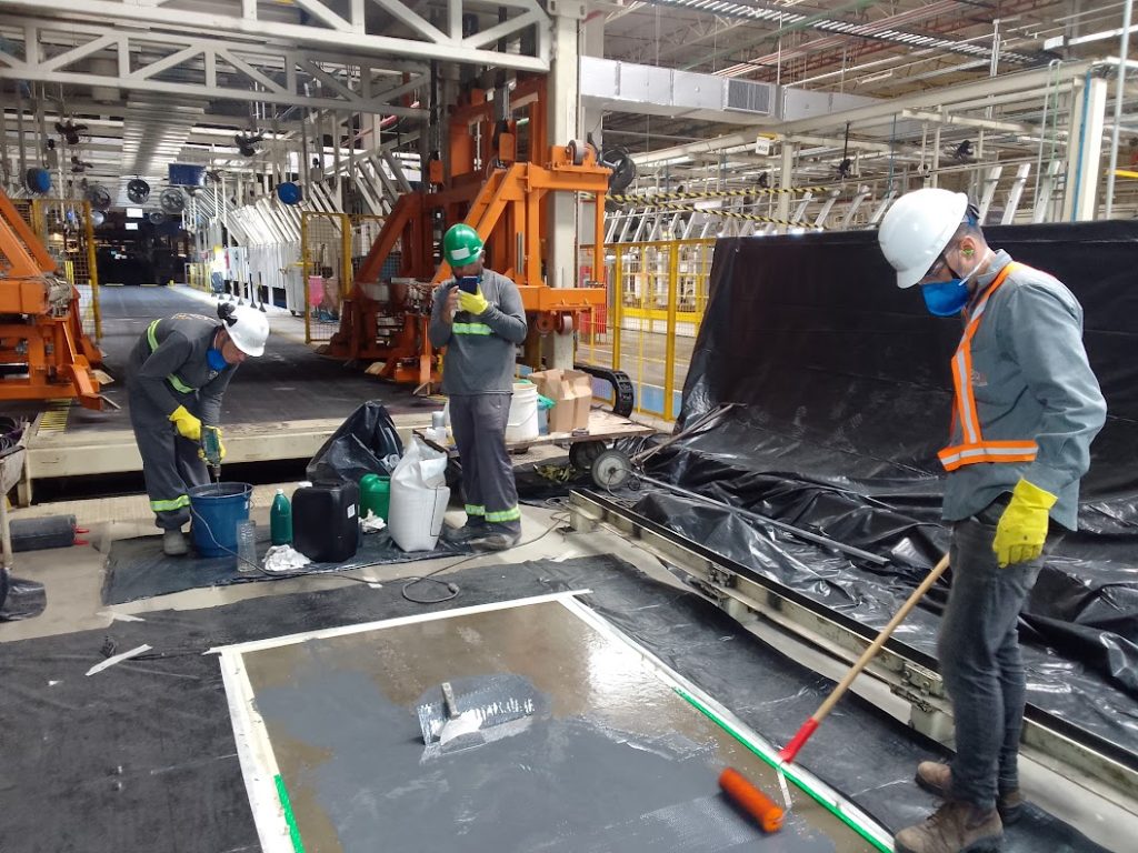 Piso Epóxi Fábrica da Nissan