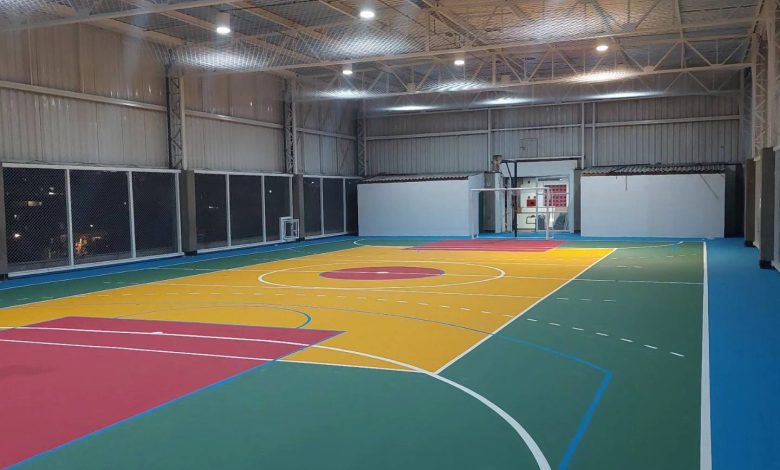 Pintura Epóxi em Quadra Ginásio de Esportes 