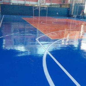 Pintura Epóxi em Quadra Ginásio de Esportes