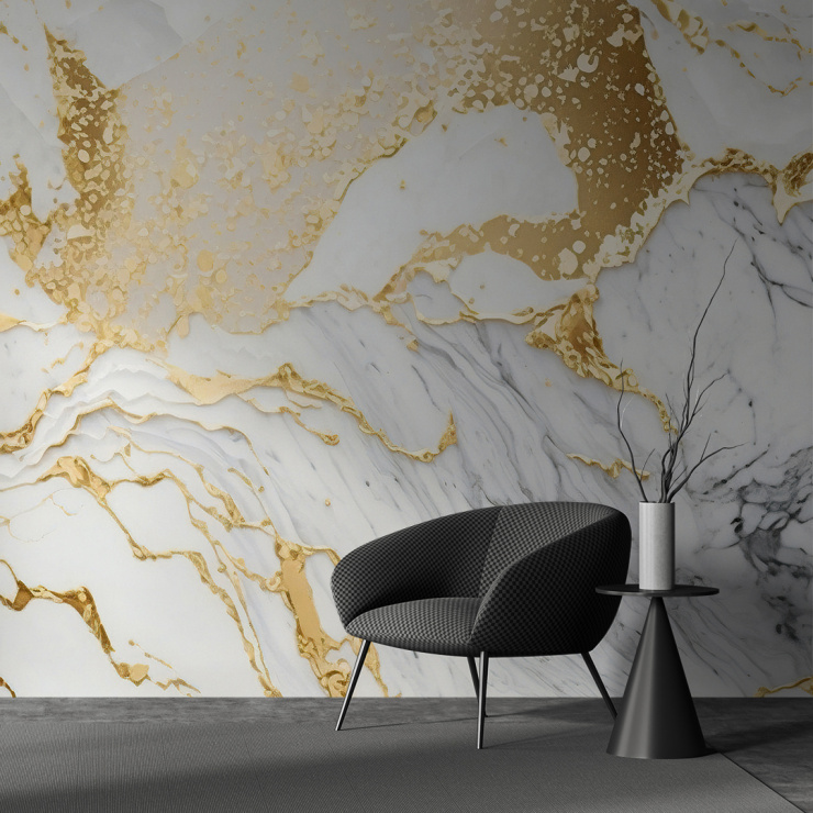 Saia do Convencional - Marmorização em Parede